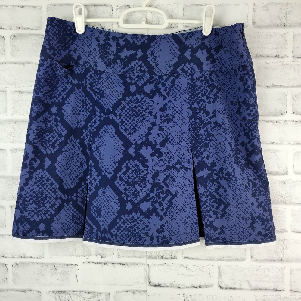 Golftini Dark & Stormy Pleated Skort SZ 8